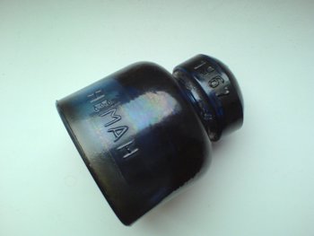 neman 1967 blue glass insulator
