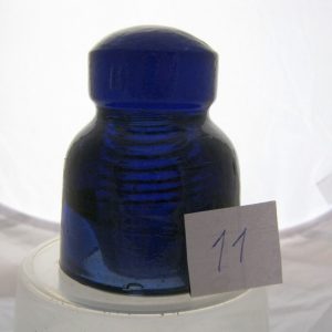 cobalt blue glass insulator